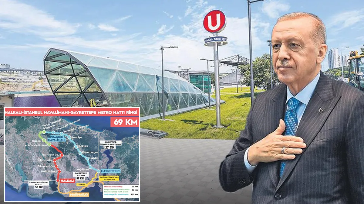 Başkan Erdoğan Halkalı-İstanbul Havalimanı Metro Hattı'nda yolculuk yaptı! Müjdeyi verdi: 31 Temmuz'a kadar ücretsiz olacak