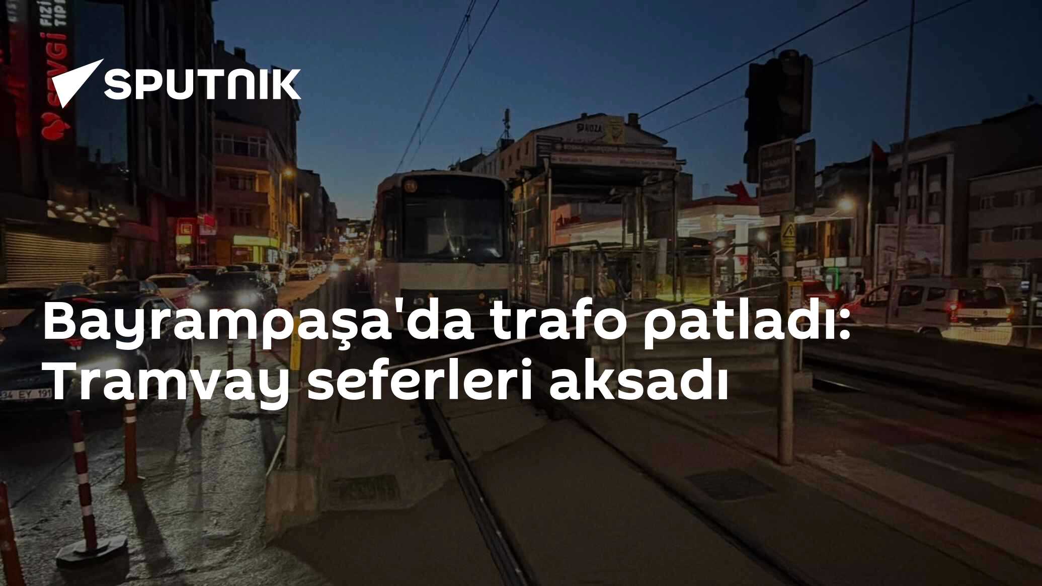 Bayrampaşa'da trafo patladı: Tramvay seferleri aksadı