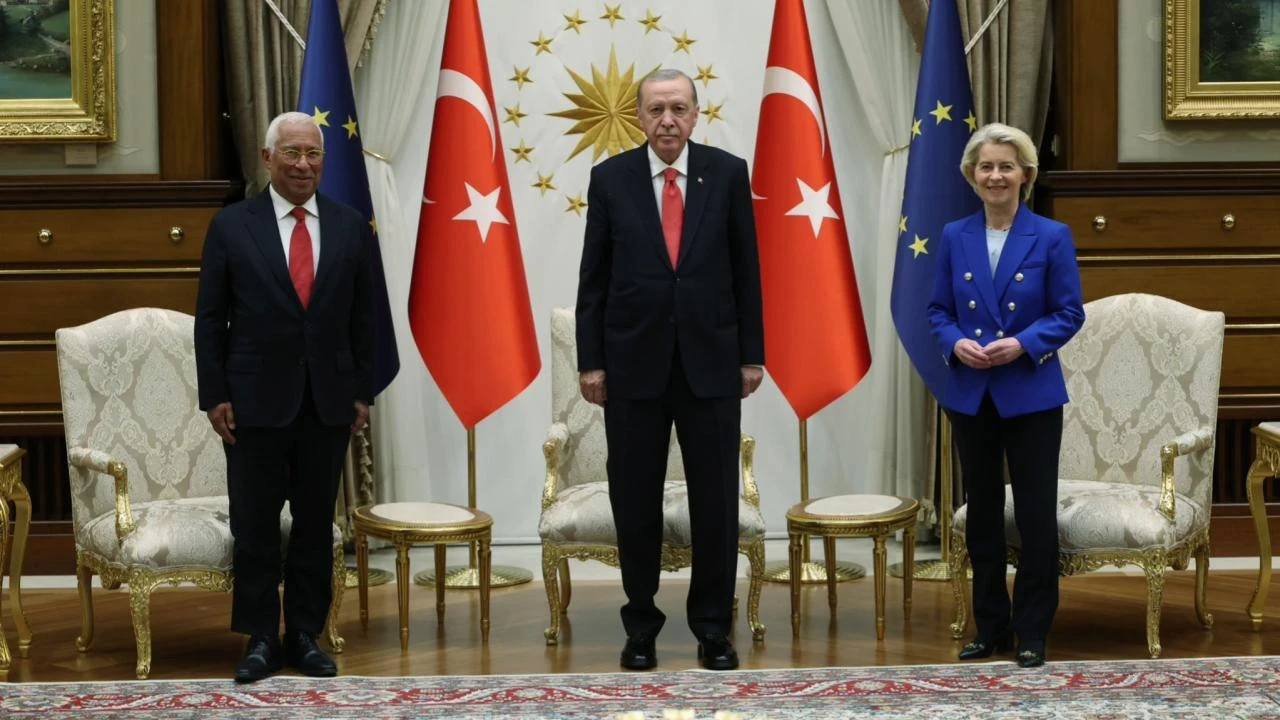 Cumhurbaşkanı Erdoğan, AB Komisyonu Başkanı Leyen ve AB Konseyi Başkanı Costa ile görüştü