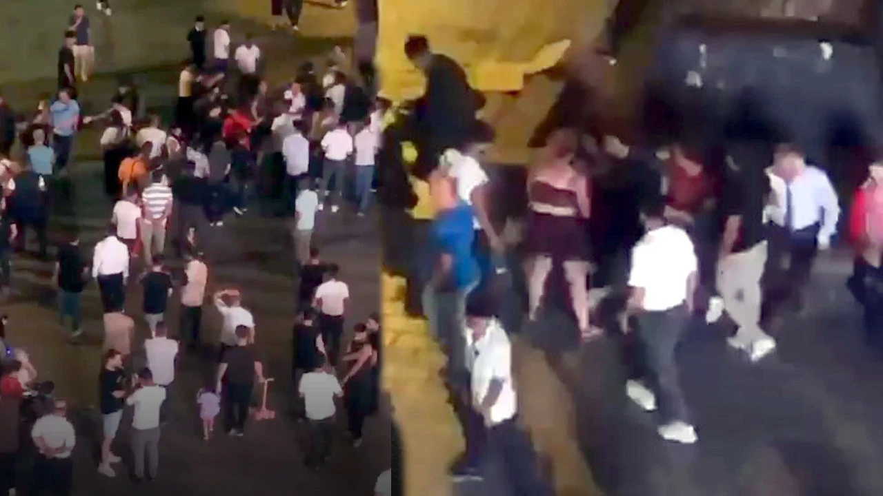 Yer Esenyurt: Kadınların halay kavgasına erkekler de katıldı