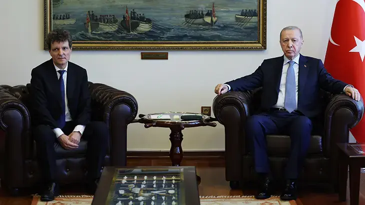 Cumhurbaşkanı Erdoğan, Romanya Cumhurbaşkanı Nicuşor Daniel Dan ile görüştü