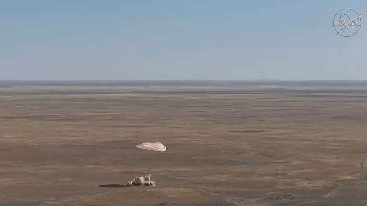ABD-Rusya uzay ekibi, ISS'de 8 ayın ardından Dünya'ya döndü