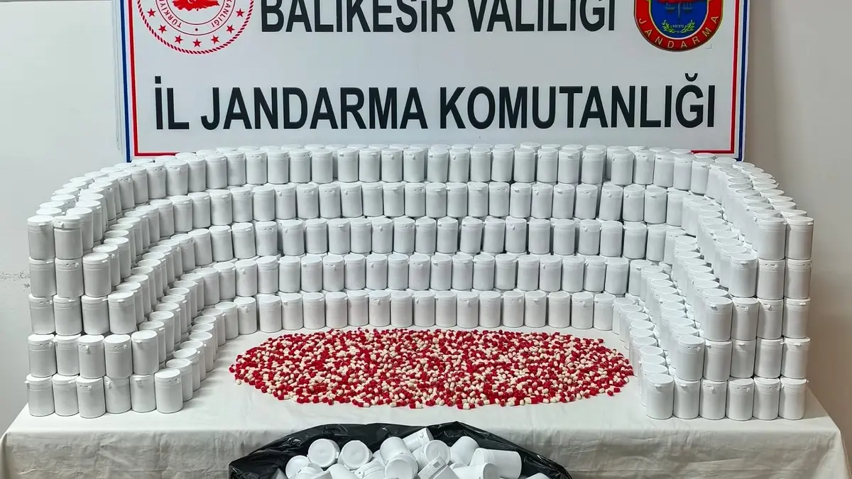 Balıkesir'de 78 bin 824 sentetik ecza hap ele geçirildi: 1 kişi tutuklandı