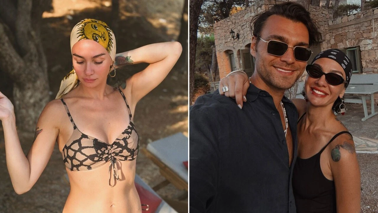 Birce Akalay ile Hakan Kurtaş tatilde aşka geldi! Romantik kareleri gündem oldu