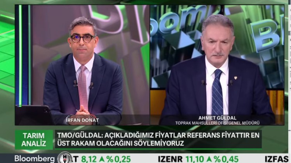 TMO Genel Müdürü Ahmet Güldal'dan Bloomberg HT'ye açıklama