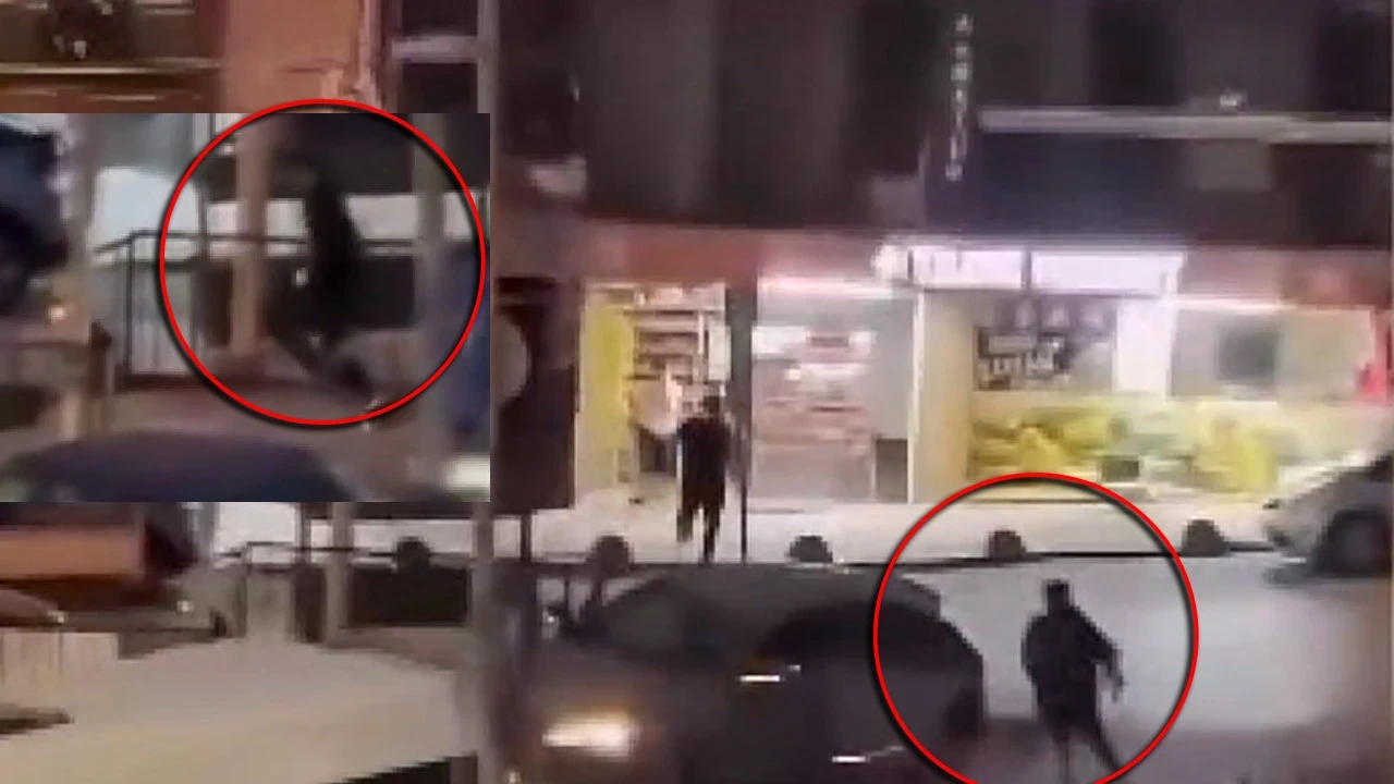 Kaza sonrası arkasına bile bakmadan farklı yönlere kaçtılar: Kamera anbean kaydetti