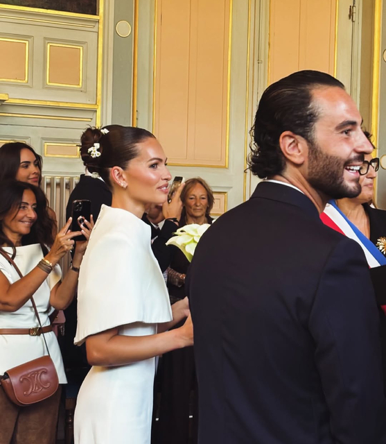 Thylane Blondeau ve Ben Attal dünyaevine girdi