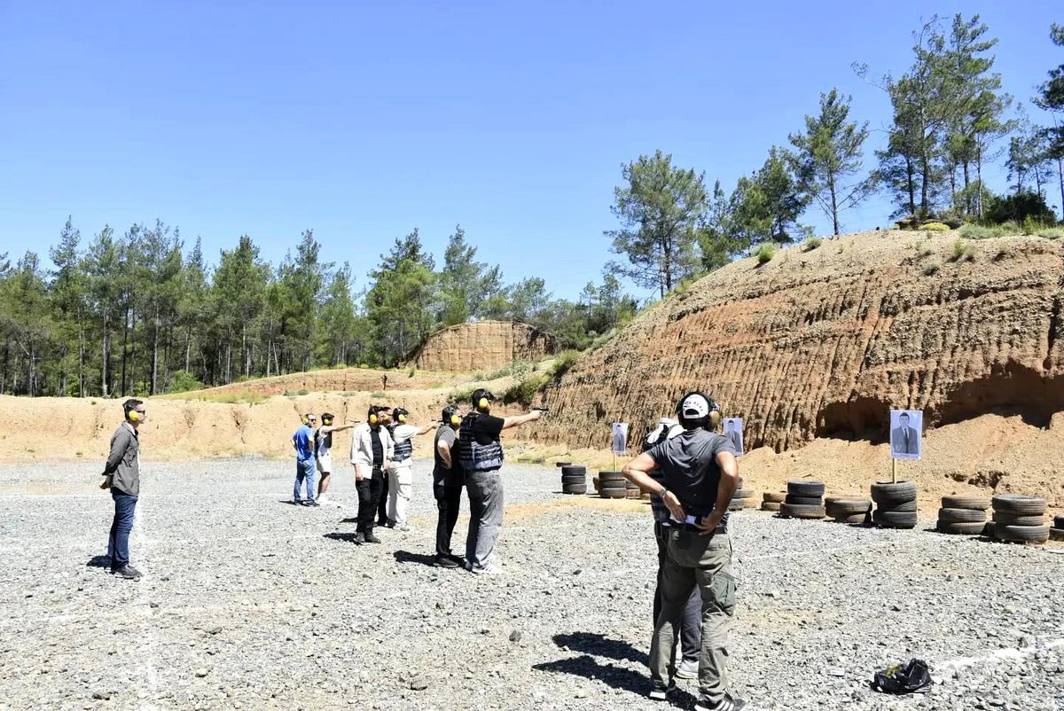 Köyceğiz'de Güvenlik Bölümü öğrencilerinden atışlarda tam isabet