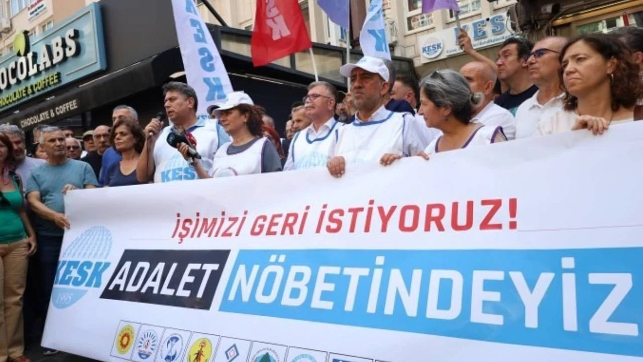 KESK'in nöbeti sona erdi: Barış ve demokratikleşme mücadelesiyle iltisaklıyız