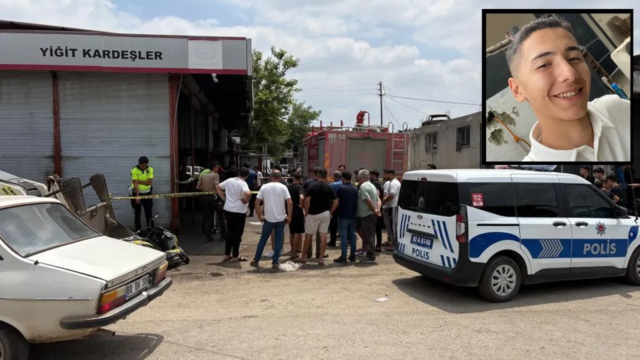 Osmaniye'de stajyer öğrenci sanayide tamir sırasında hayatını kaybetti
