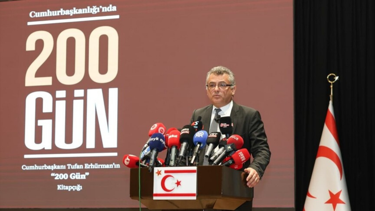 KKTC Cumhurbaşkanı Erhürman, Cumhurbaşkanı Erdoğan'ın açıklamalarına destek verdi