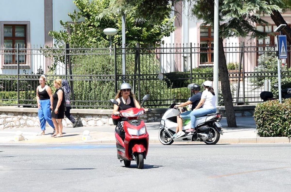 Muğla'da bir ayda 1641 motosiklet trafiğe çıktı