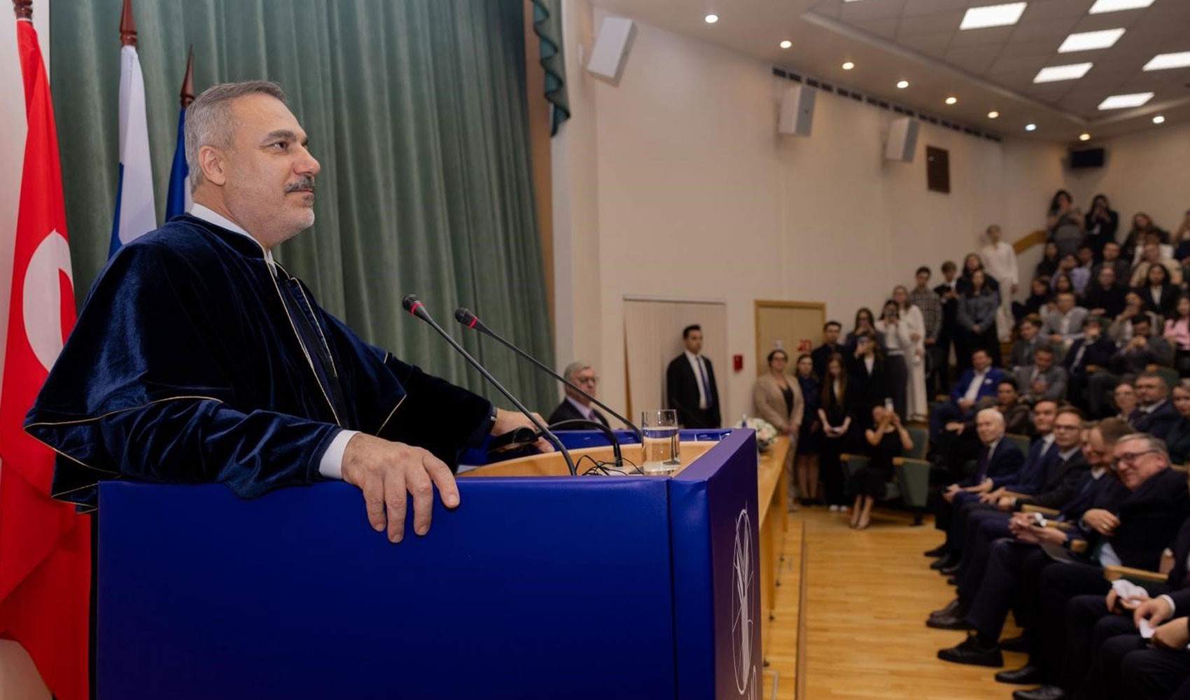 Bakan Fidan’a Rusya'da 'fahri doktora' unvanı verildi