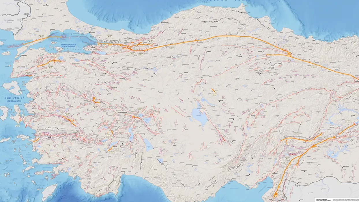 13 yıl sonra yenilendi! Türkiye'nin Diri Fay Haritası güncellendi