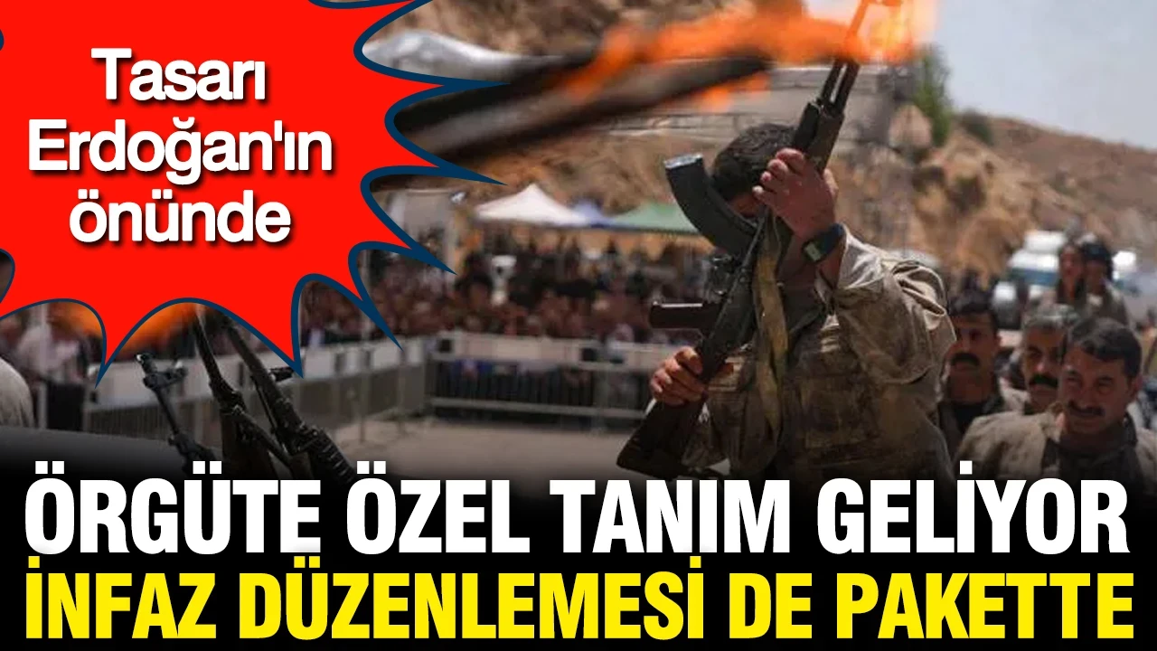 Çözüm sürecinde çerçeve yasa Erdoğan'ın önüne geliyor: Örgütle ilgili kritik tanım