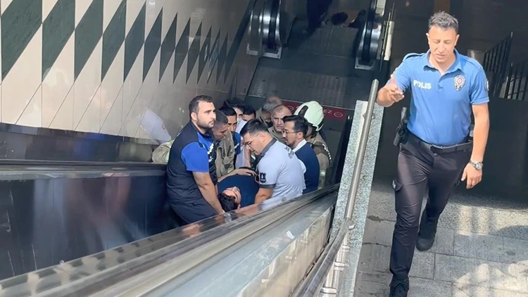 İstanbul'da görme engelli vatandaş metro raylarına düştü