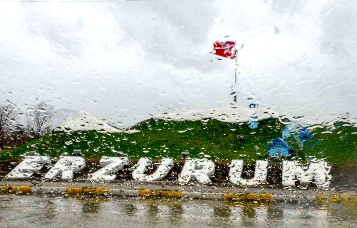 Meteoroloji'den Erzurum ve çevre iller için kuvvetli yağış uyarısı