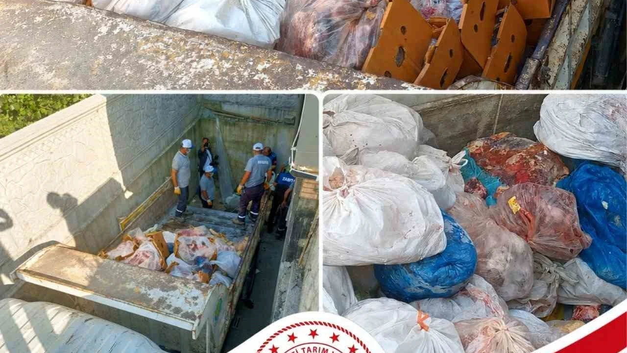 Sakarya’da bir işletmede 5 buçuk ton etiketsiz et ele geçirildi