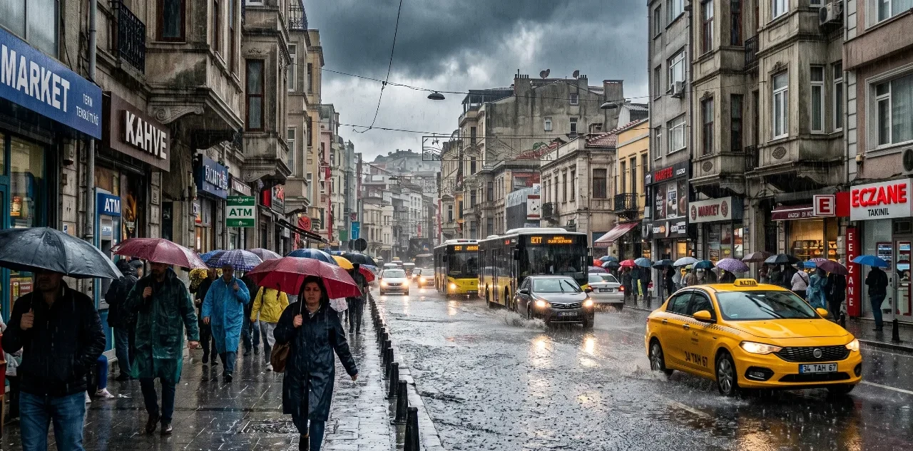 İstanbullular dikkat! AKOM tarih vererek uyardı: Kuvvetli sağanak geliyor