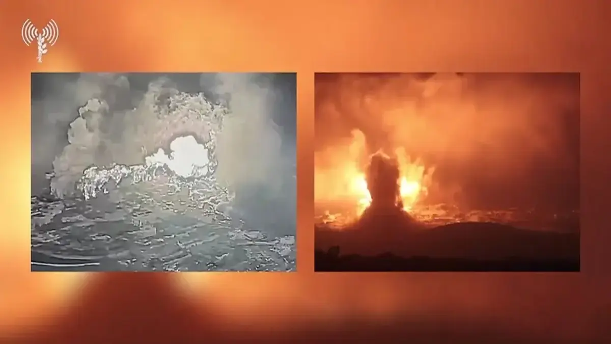 İsrail Lübnan'ı böyle vurdu! "Hizbullah'a ait 200 metrelik tüneli bombaladık"