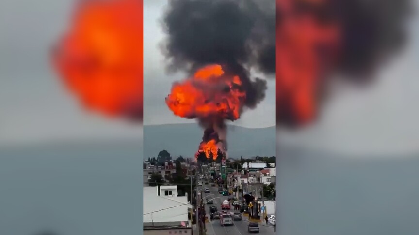 Meksika'da LPG tankerlerinin bulunduğu depodaki patlamada 3 kişi yaralandı