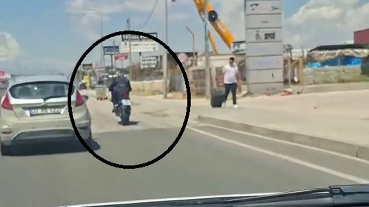 ''Tek teker'' trafik canavarının şocu pahalıya patladı