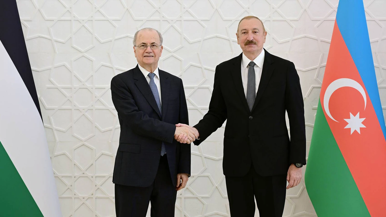 Azerbaycan Cumhurbaşkanı Aliyev, Filistin Başbakanı Mustafa'yı kabul etti