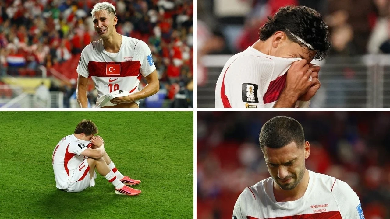 A Milli Takım'da gözyaşları sel oldu: Bitiş düdüğüyle hüngür hüngür ağladı