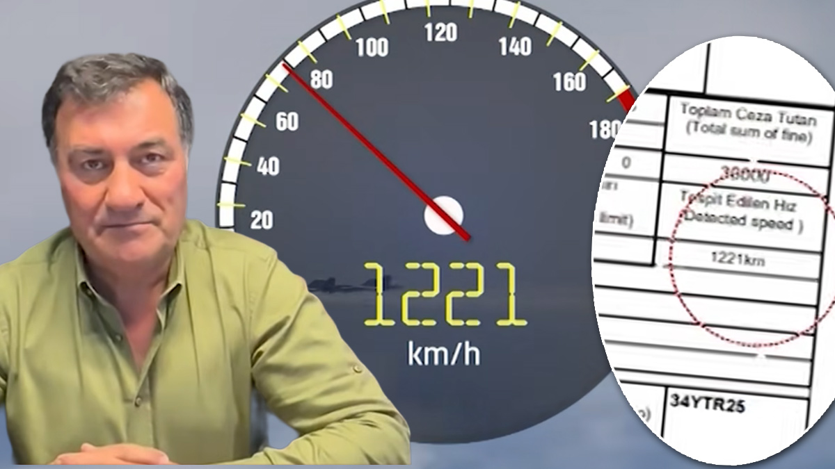 Trafikte görülmemiş hız cezası. Formula 1 ve yolcu uçağından bile süratli çıktı
