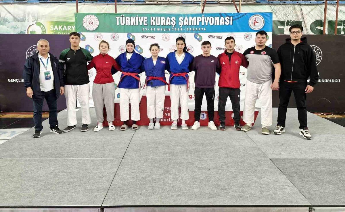 Kütahyalı sporculardan Türkiye Kuraş Şampiyonası'nda başarı