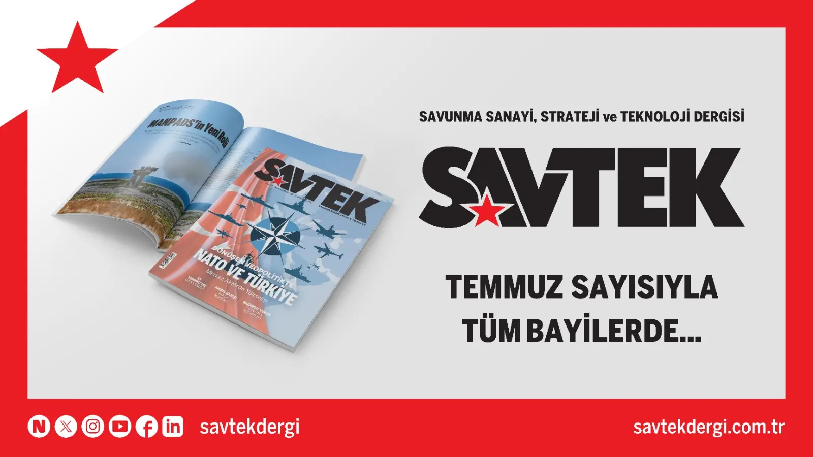 SAVTEK Dergi Temmuz sayısı çıktı