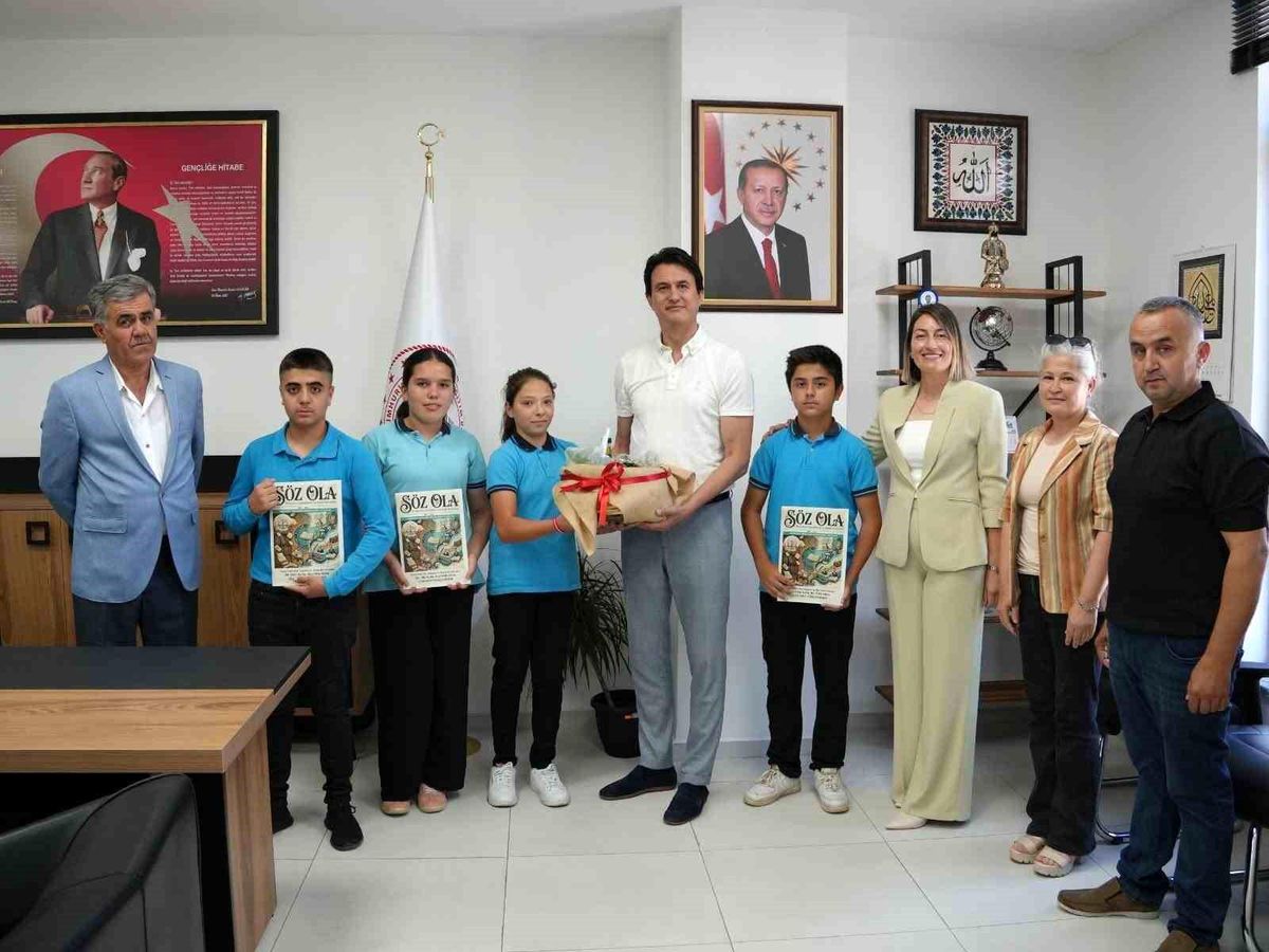 Köyceğiz Ortaokulu 'Dijital Dergi' üçüncüsü oldu