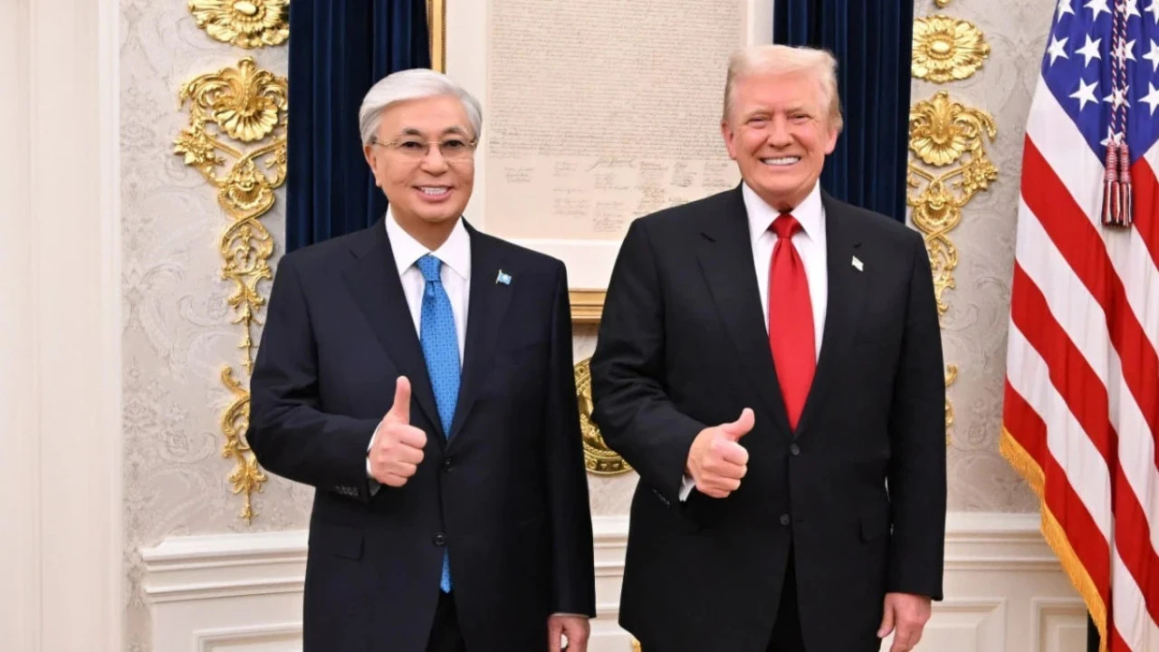 Kazakistan Cumhurbaşkanı, ABD Başkanı Trump ile görüştü