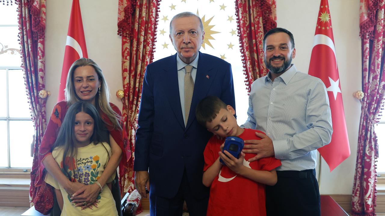 Cumhurbaşkanı Erdoğan, Joshua Harris'i kabul etti