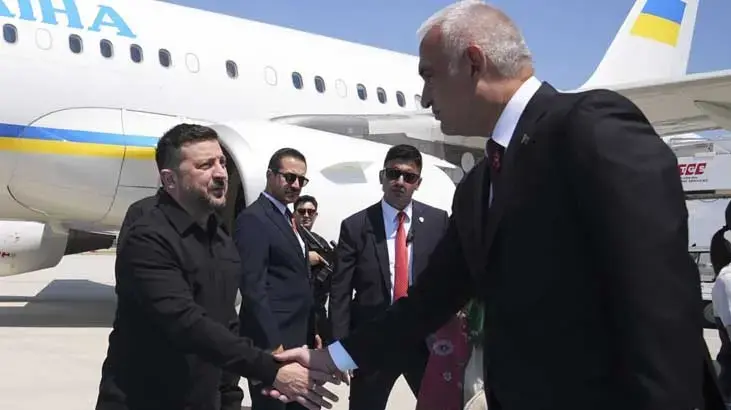 Ukrayna Cumhurbaşkanı Zelenskiy Ankara'da