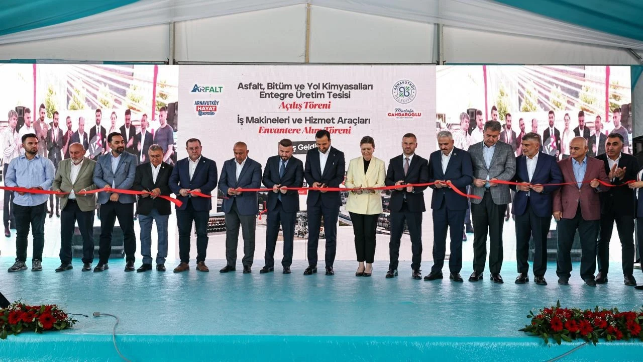 Arnavutköy’e 400 ton kapasiteli asfalt üretim tesisi! ARFALT Asfalt açıldı