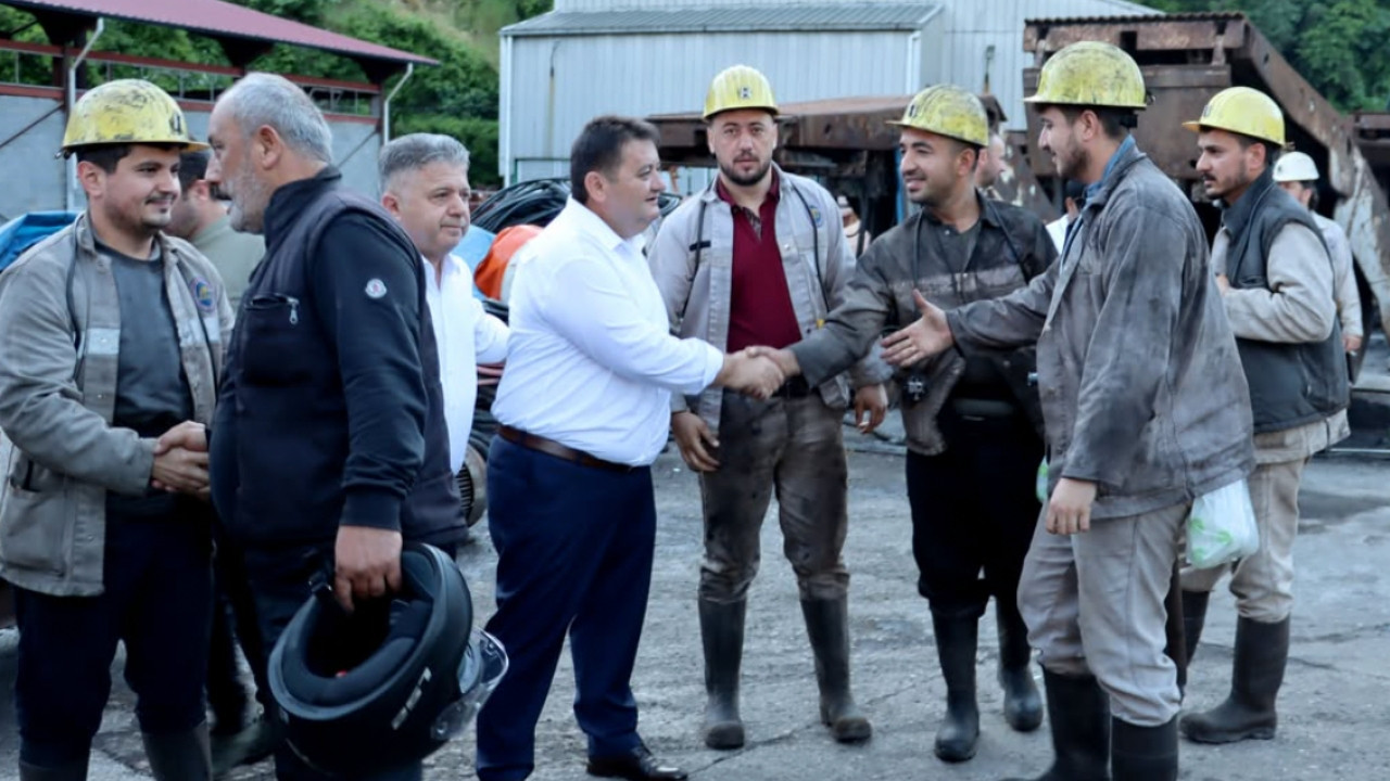GMİS Genel Başkanı madencilerle buluştu