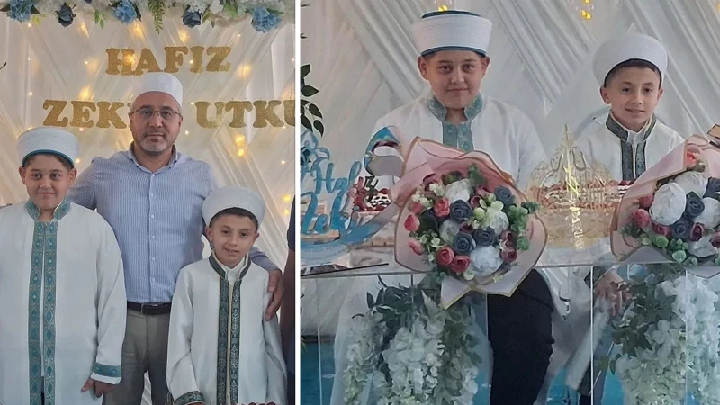 Örgün öğretimine devam ederken 7 ayda hafız oldu