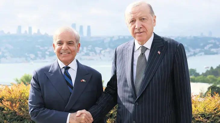 Cumhurbaşkanı Erdoğan Pakistan Başbakanı Şerif’i kabul etti: ‘İsraİl hükümeti savaş bağımlısı’