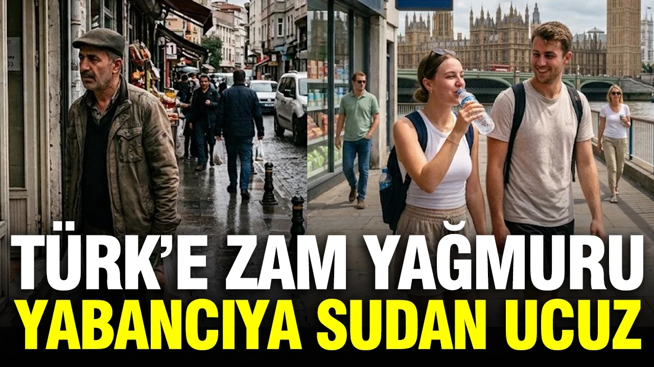 Türk’e zam yağmuru, yabancıya sudan ucuz