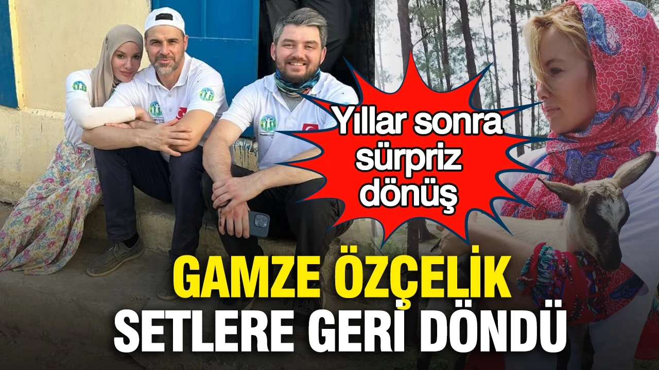 Gamze Özçelik setlere geri döndü: Yıllar sonra sürpriz dönüş