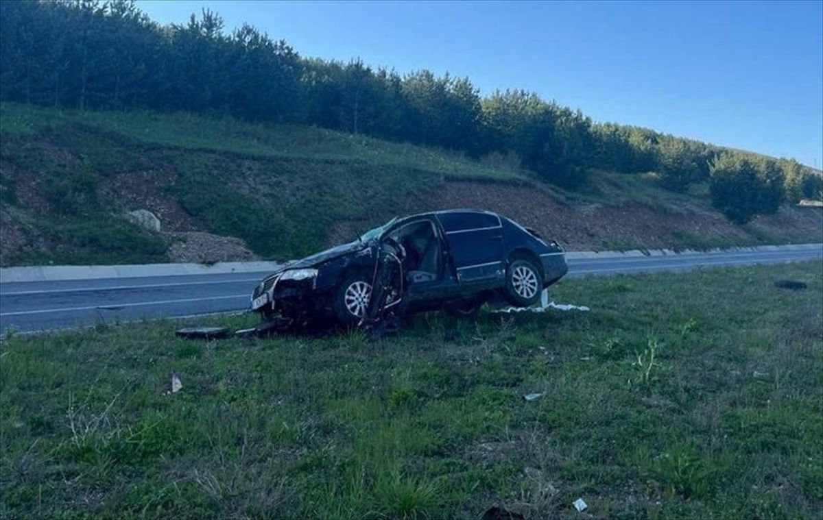 Ardahan'da devrilen otomobilin sürücüsü öldü