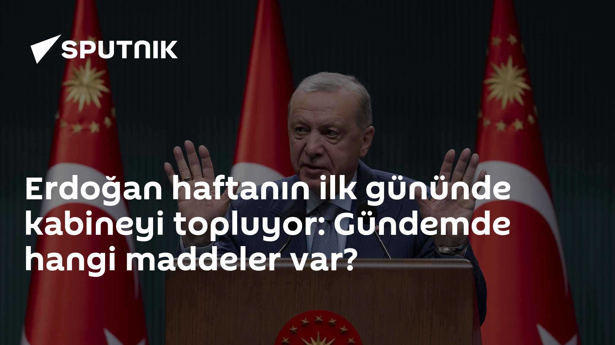 Erdoğan haftanın ilk gününde kabineyi topluyor: Gündemde hangi maddeler var?