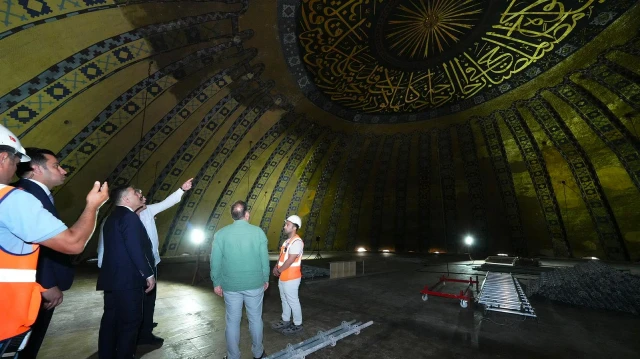 İçişleri Bakanı Mustafa Çiftçi'den restorasyondaki Ayasofya’nın kubbesinde Kur’an-ı Kerim tilaveti
