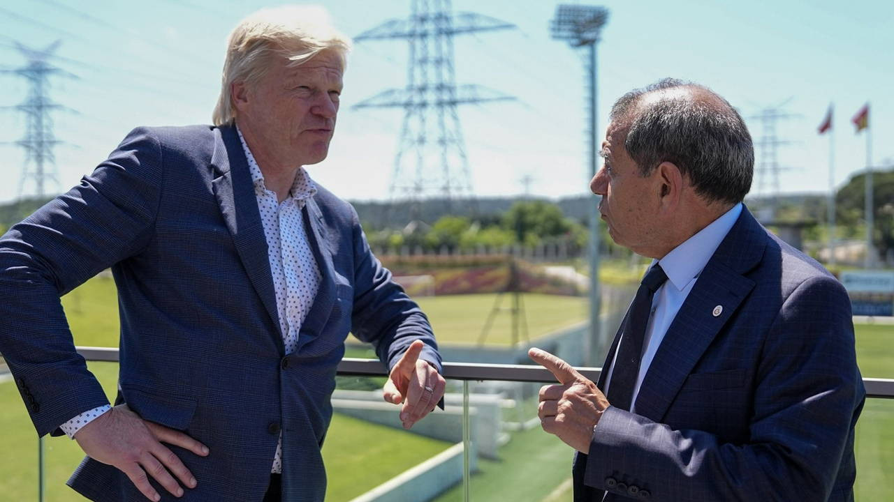 Oliver Kahn'dan Dursun Özbek'e sürpriz ziyaret: Ne konuştular?
