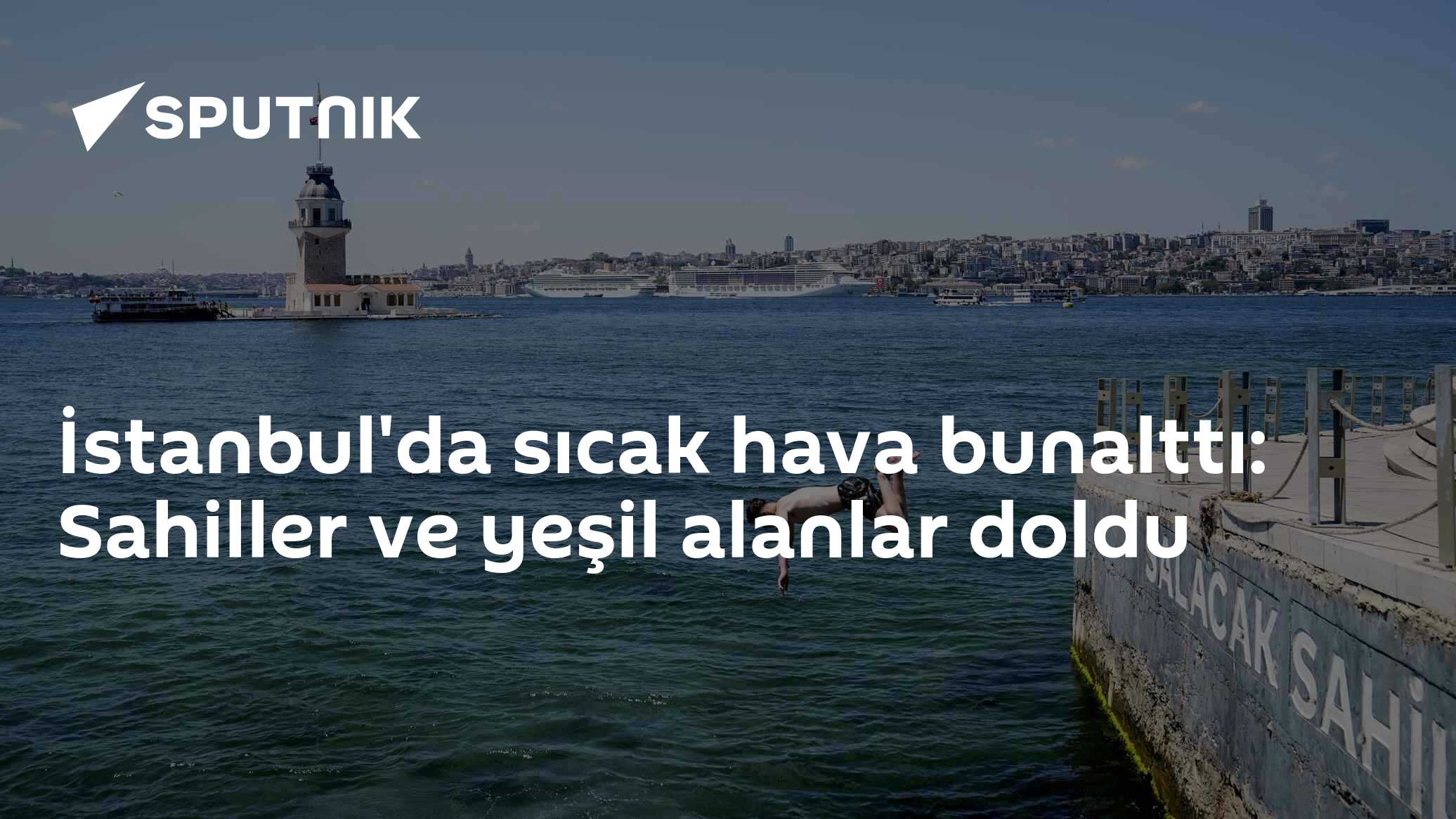 İstanbul'da sıcak hava bunalttı: Sahiller ve yeşil alanlar doldu