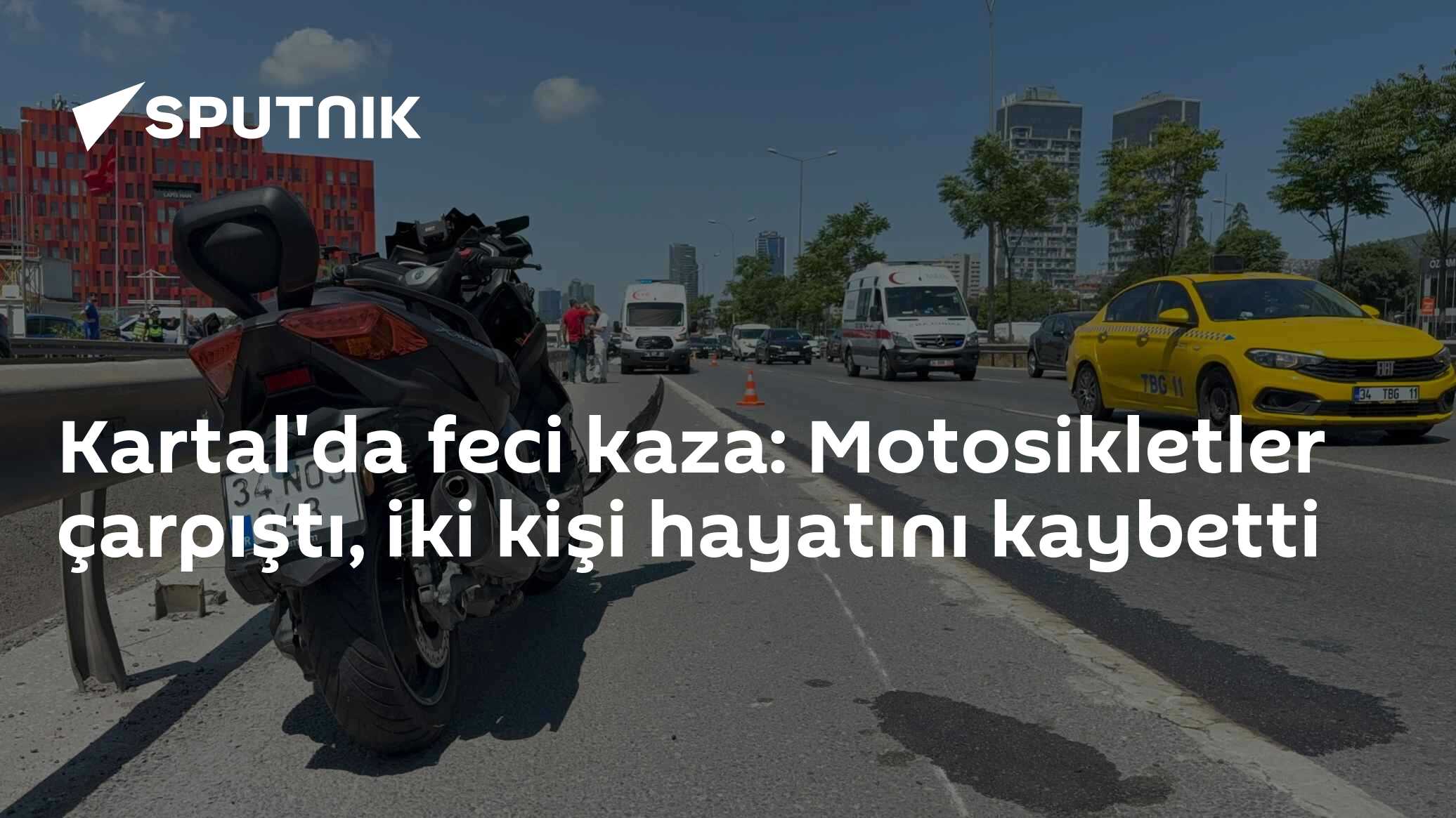 Kartal'da feci kaza: Motosikletler çarpıştı, iki kişi hayatını kaybetti