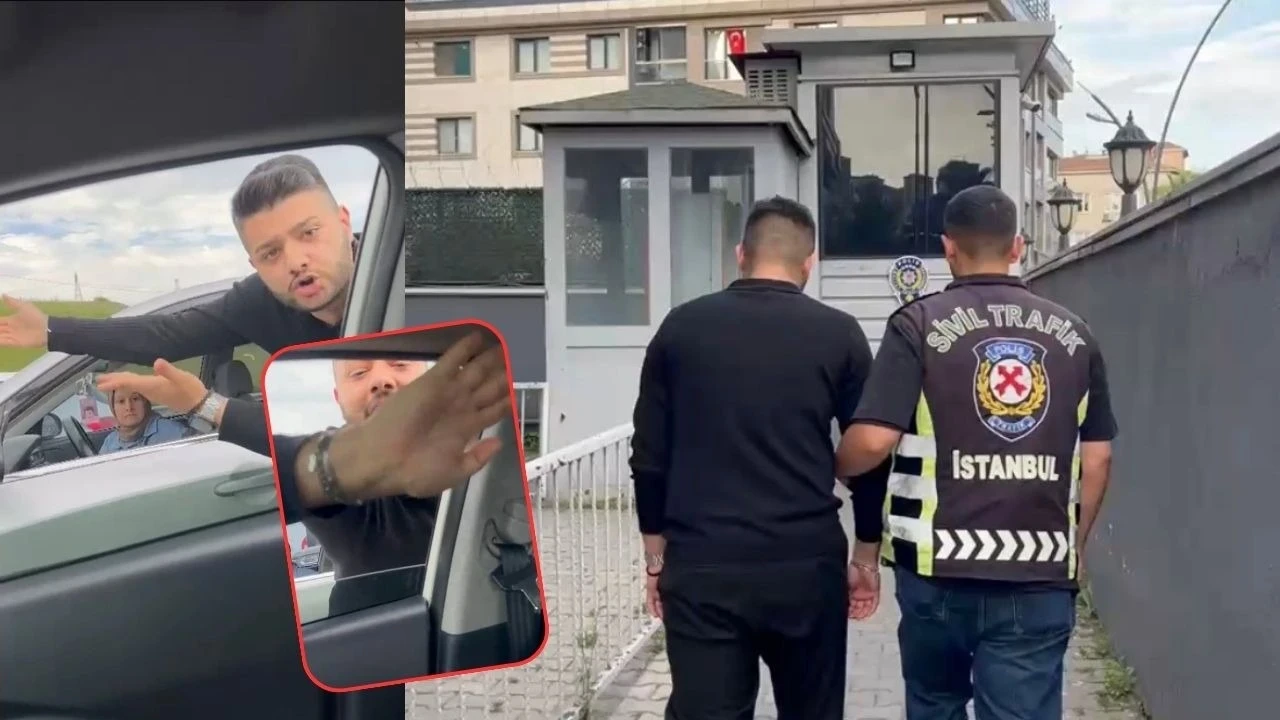 TEM'de 'önüme kırdın' dedi, dehşeti yaşattı! Arabadan inmesi pahalıya patladı