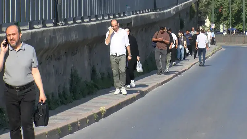 Zeytinburnu'ndan tramvay seferlerinde aksama