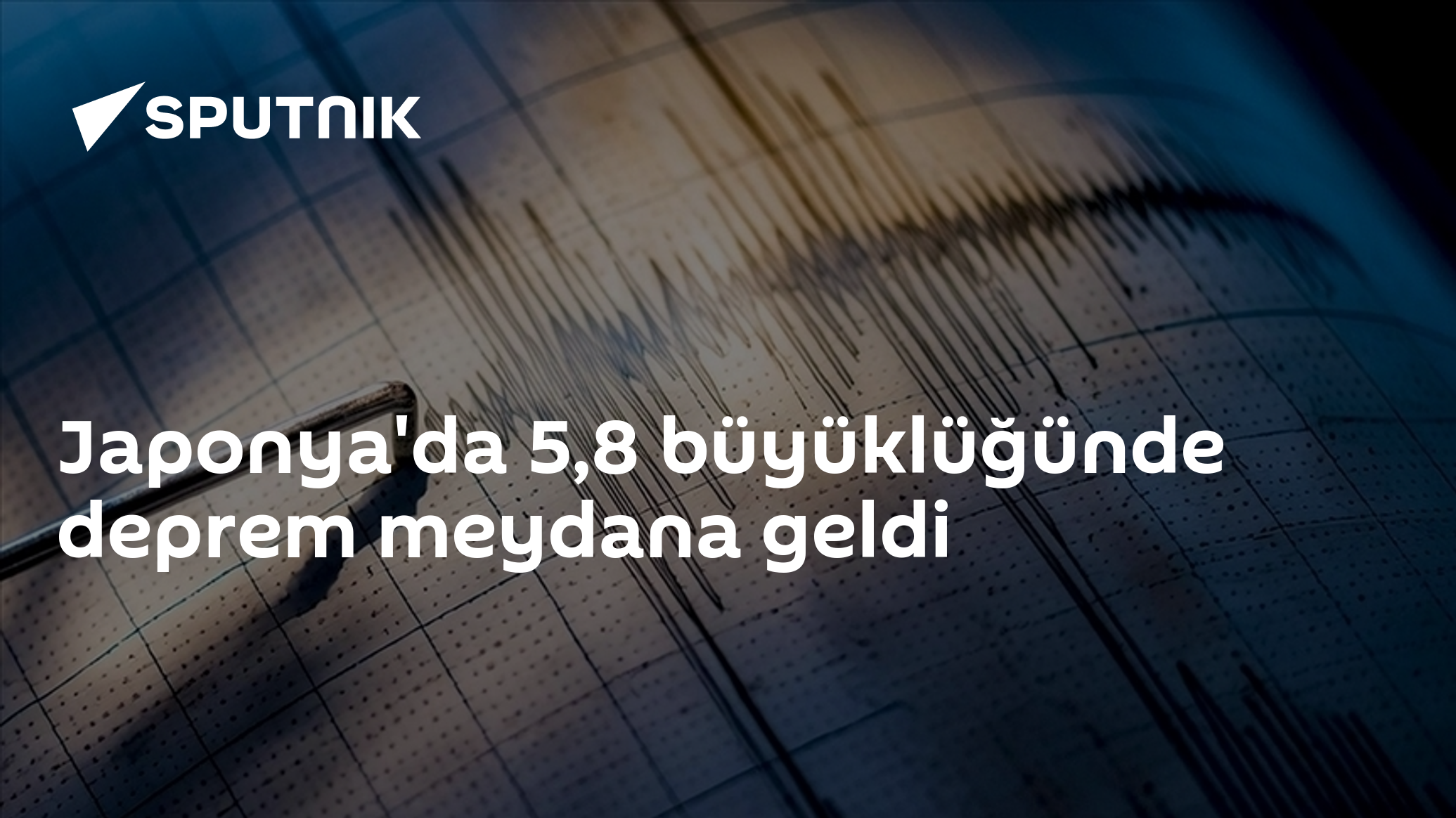 Japonya'da 5,8 büyüklüğünde deprem meydana geldi